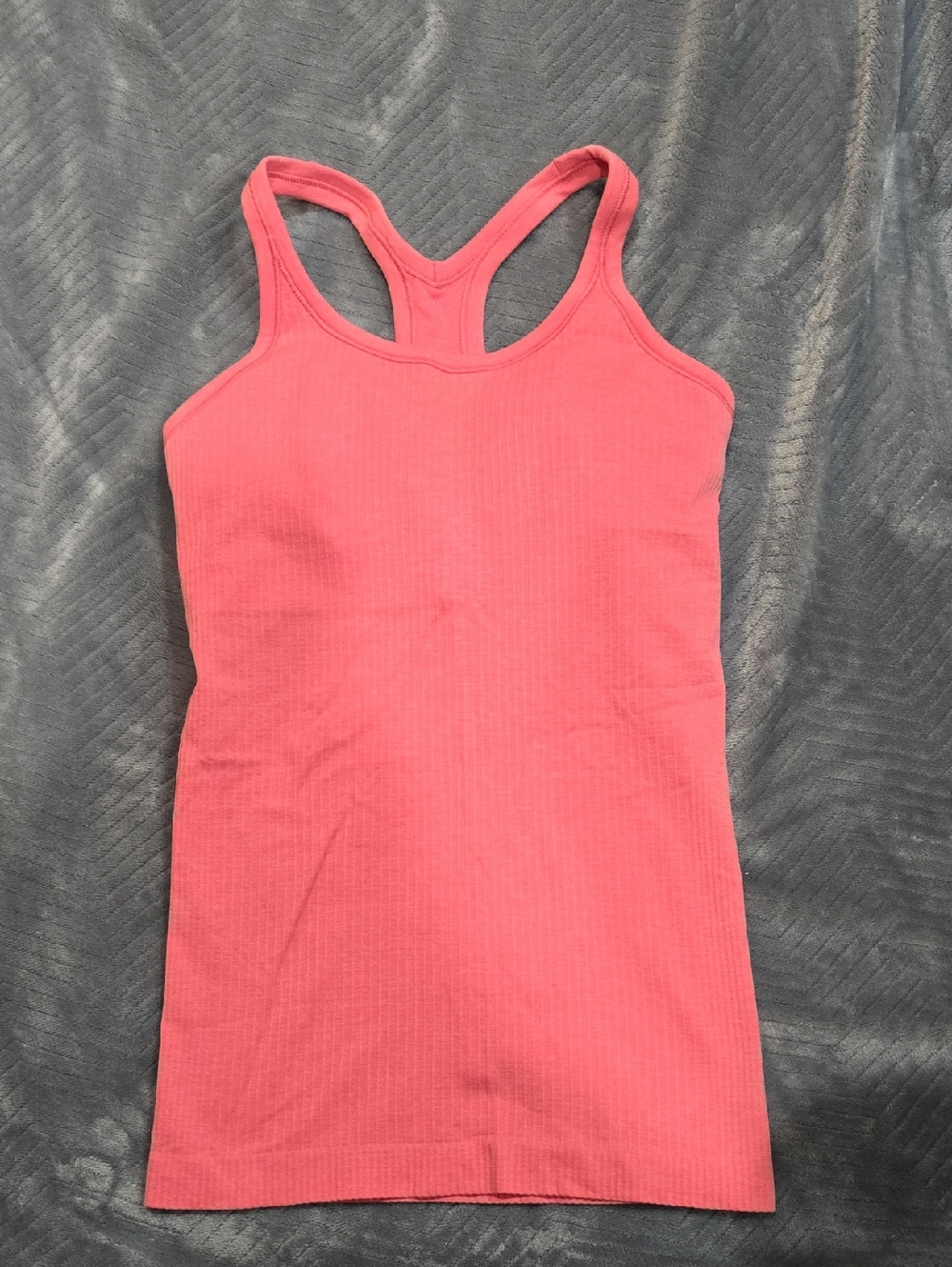 lululemon athletica Bright Coral Pink Tank Top